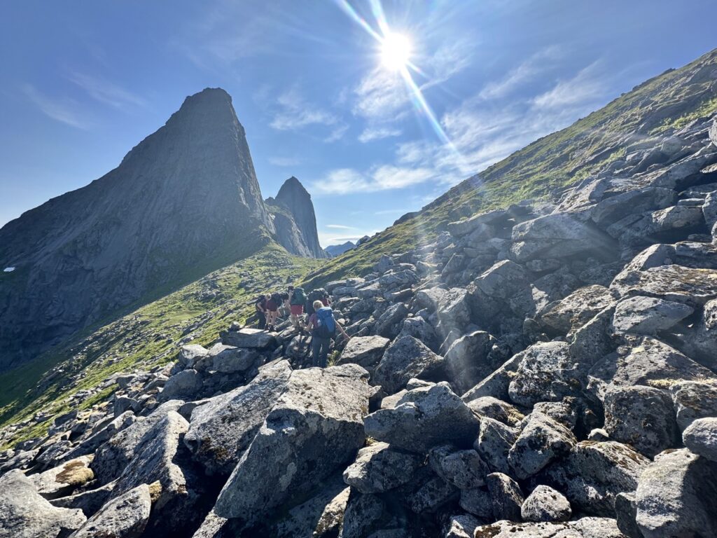100Km au-delà. quatrième jour du trek, Selfjord